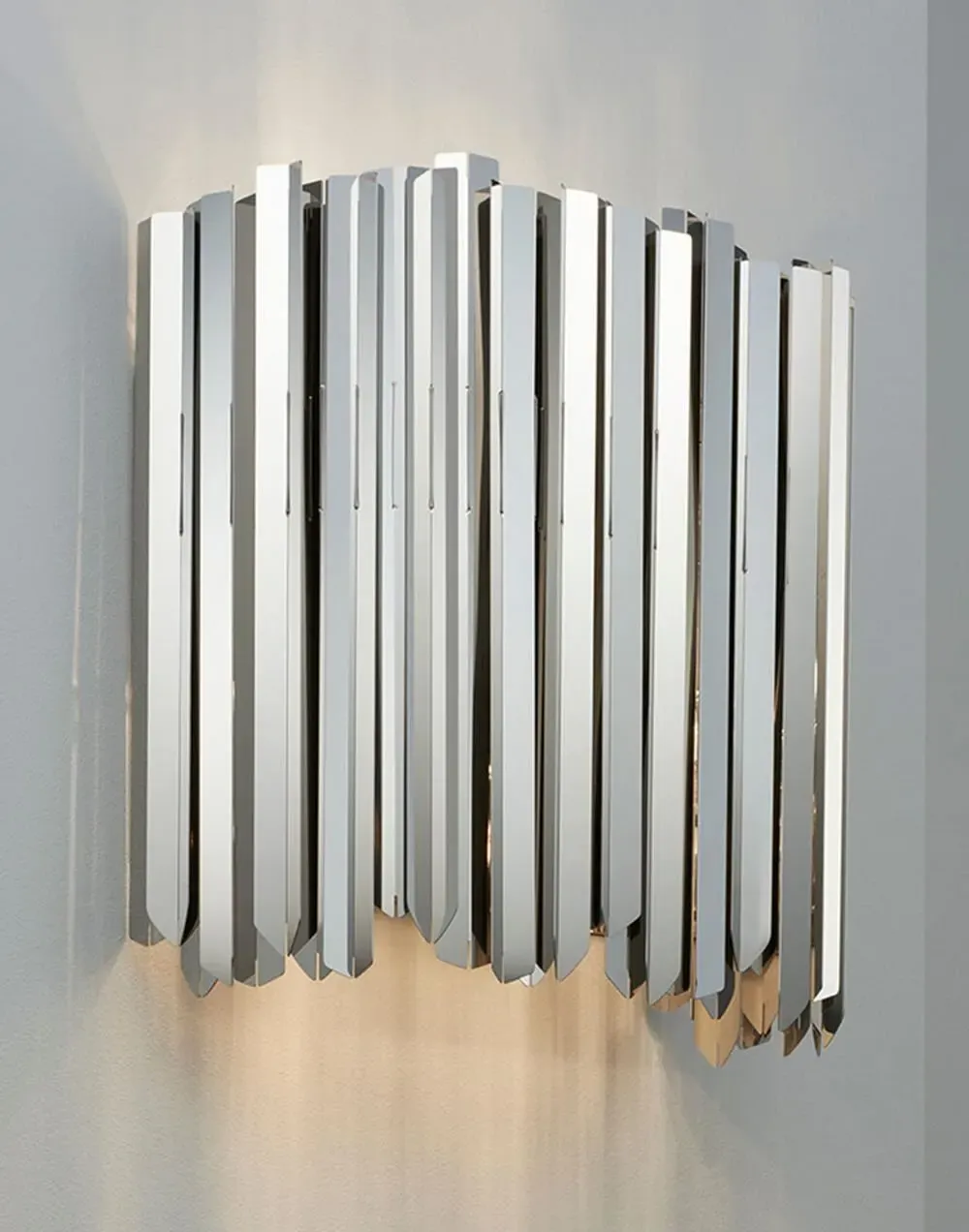 Facet Wall Light - Satin Gold, Metal