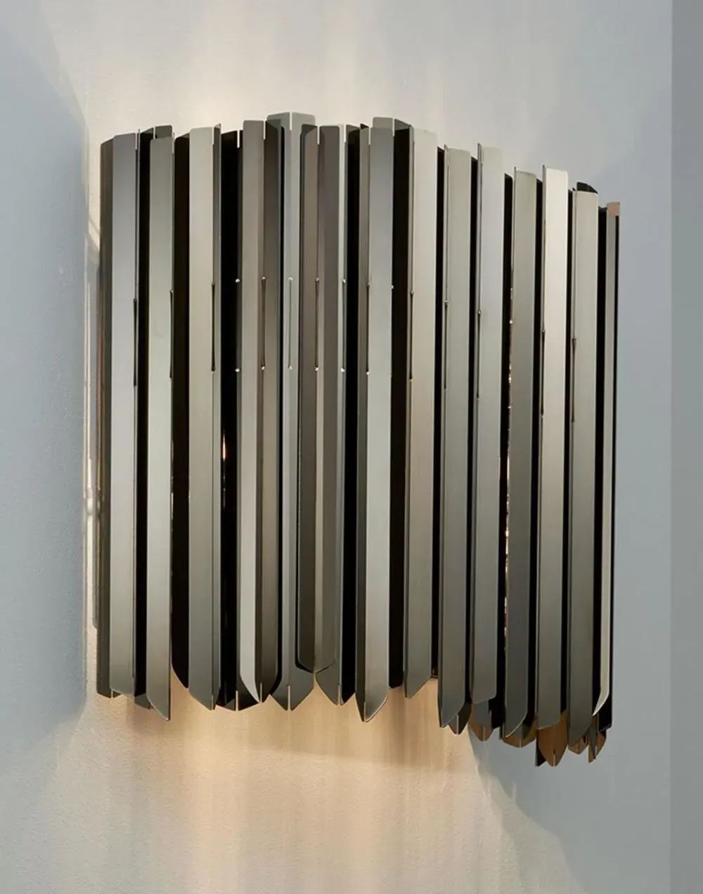 Facet Wall Light - Satin Gold, Metal