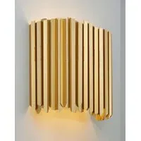 Facet Wall Light - Satin Gold, Metal