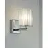 Flute Bathroom Wall Light - Polished Chrome