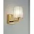 Flute Bathroom Wall Light - Polished Gold