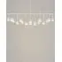 Flute Beam 16-Light Chandelier - Clear