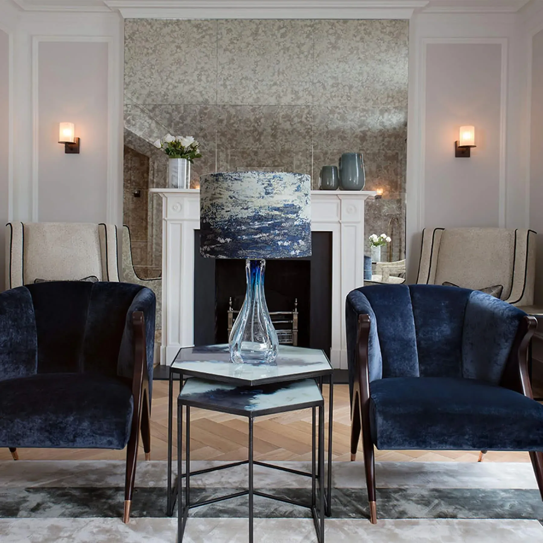 Flute Extra Large Wall Light - Polished Chrome