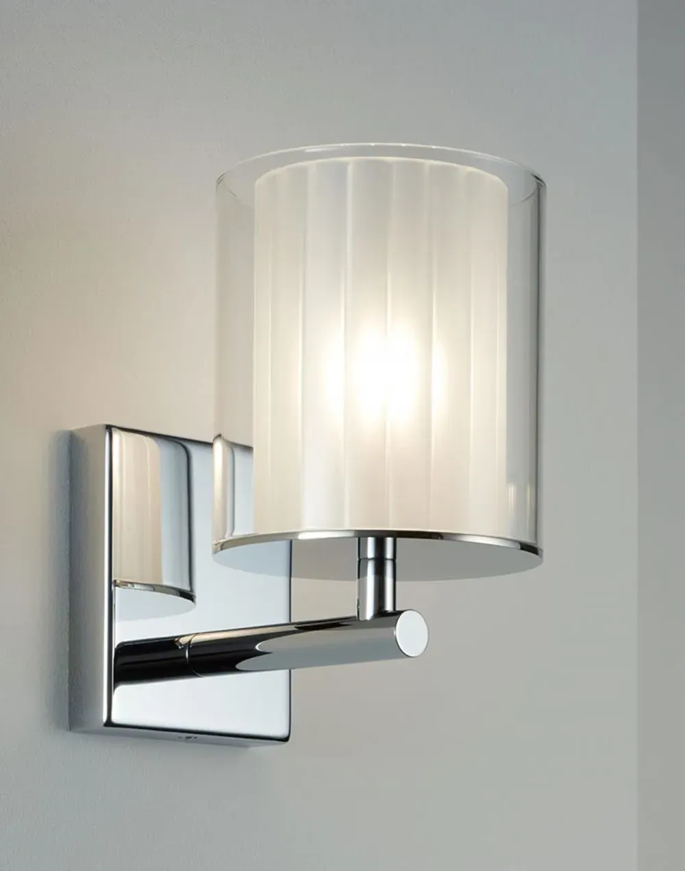 Flute Extra Large Wall Light - Polished Chrome