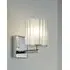 Flute Small Wall Light - Polished Chrome
