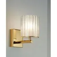 Flute Small Wall Light - Polished Gold
