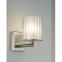 Flute Small Wall Light - Polished Nickel