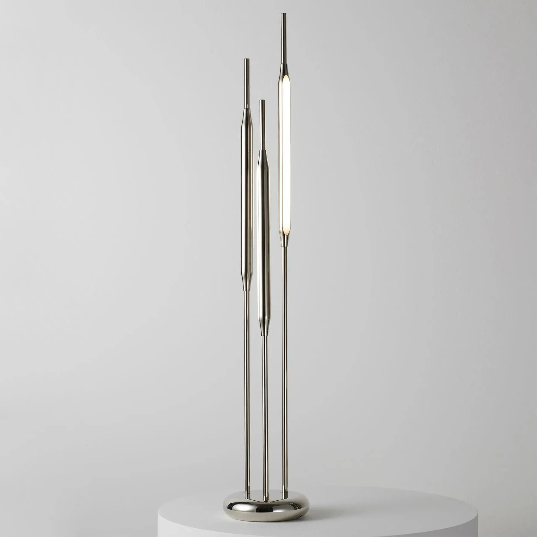 Large Reed Table Lamp - Black, Metal