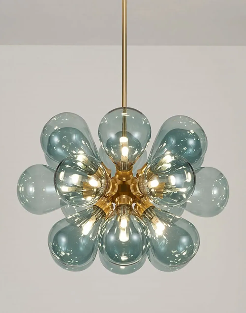 Maxi Pendant Light - Gold, Glass