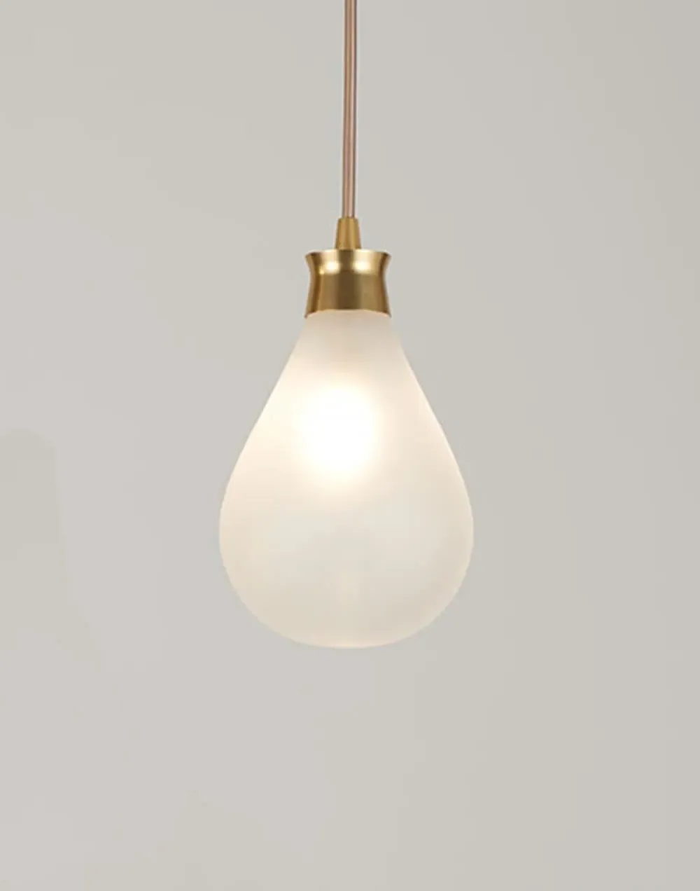 Pendant Light - Satin Gold, Aluminium