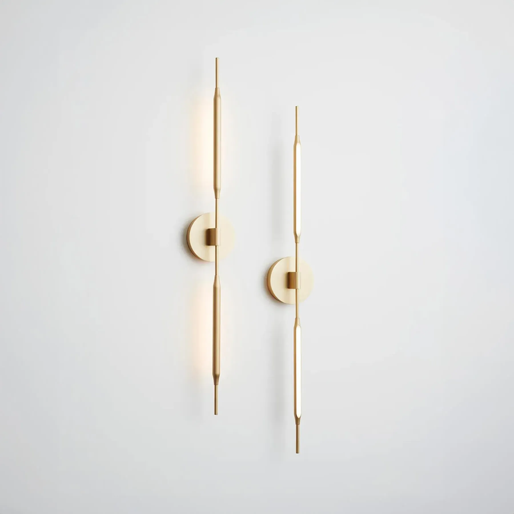 Reed Wall Light with LED - Bronze, Metal