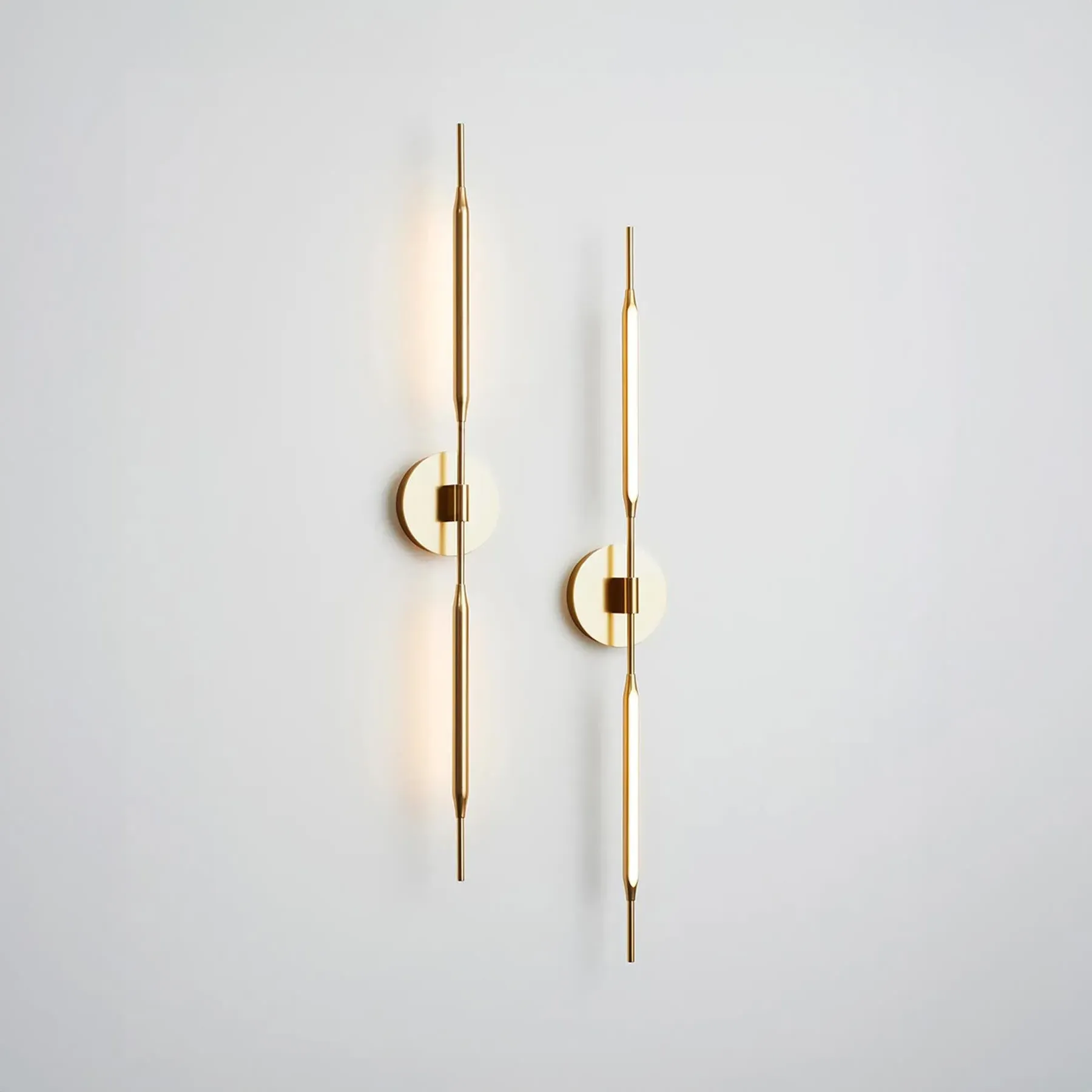 Reed Wall Light with LED - Gold, Metal