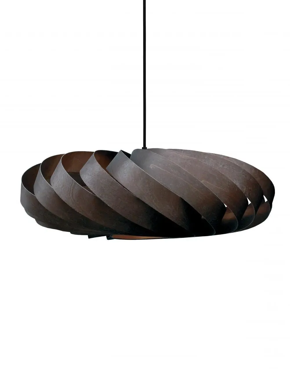 Medium Pendant Light - Red, Birch Wood