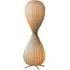 Small Floor Light Hourglass Shape - Birch Wood