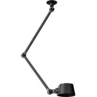 Bolt Double Arm Ceiling Lamp Side Fit - Smokey Black