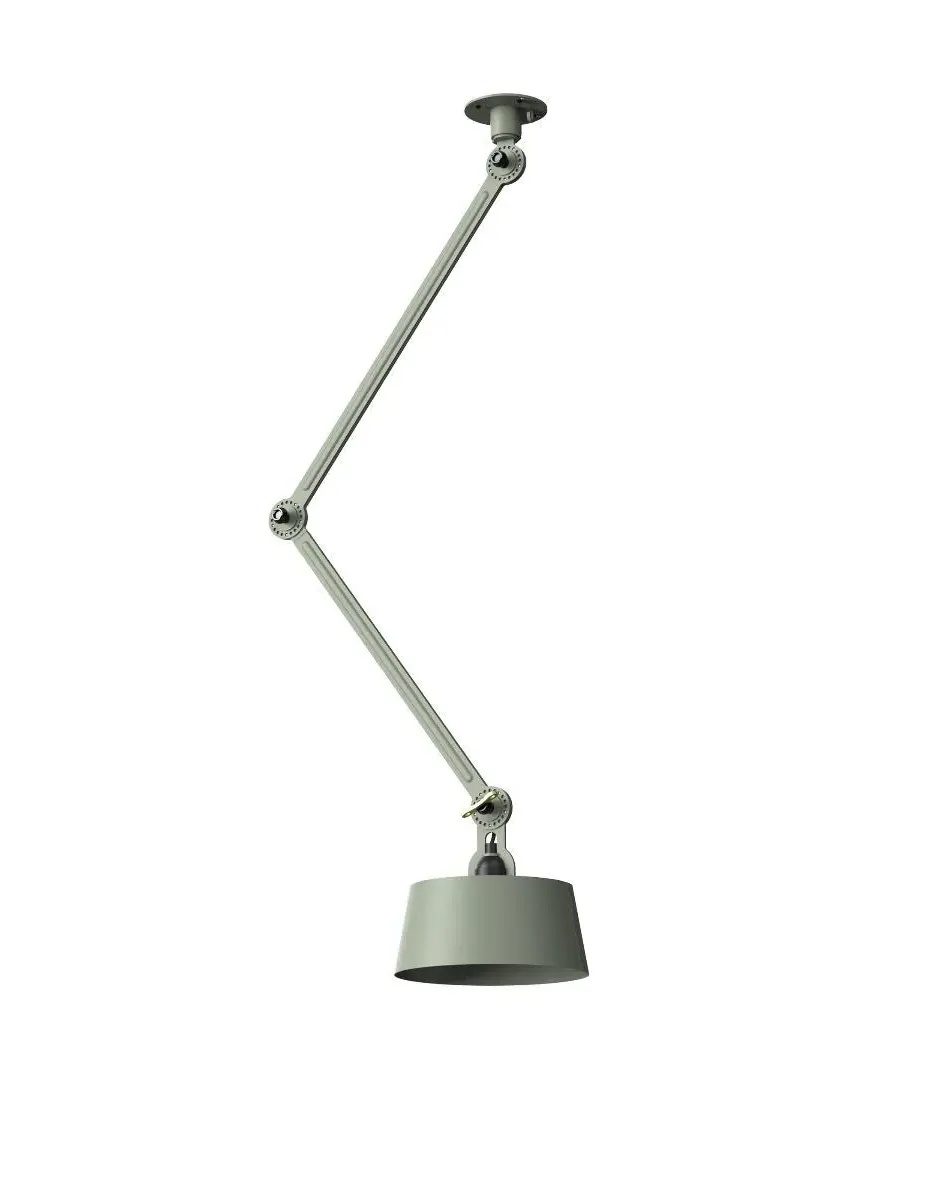 Bolt Double Arm Ceiling Lamp Under Fit - Flux Green