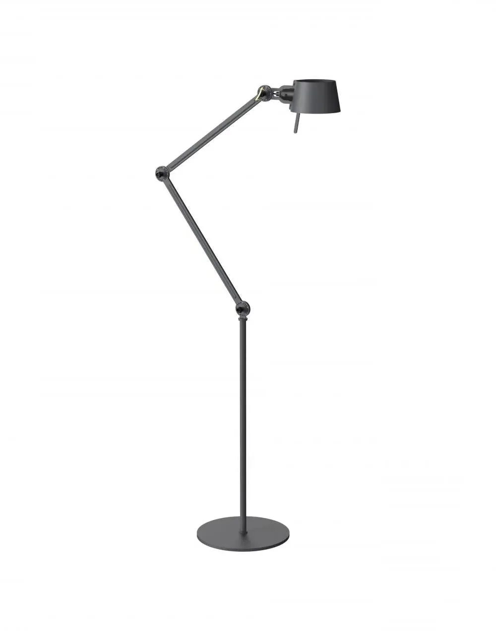 Bolt Double Arm Floor Lamp - Midnight Grey