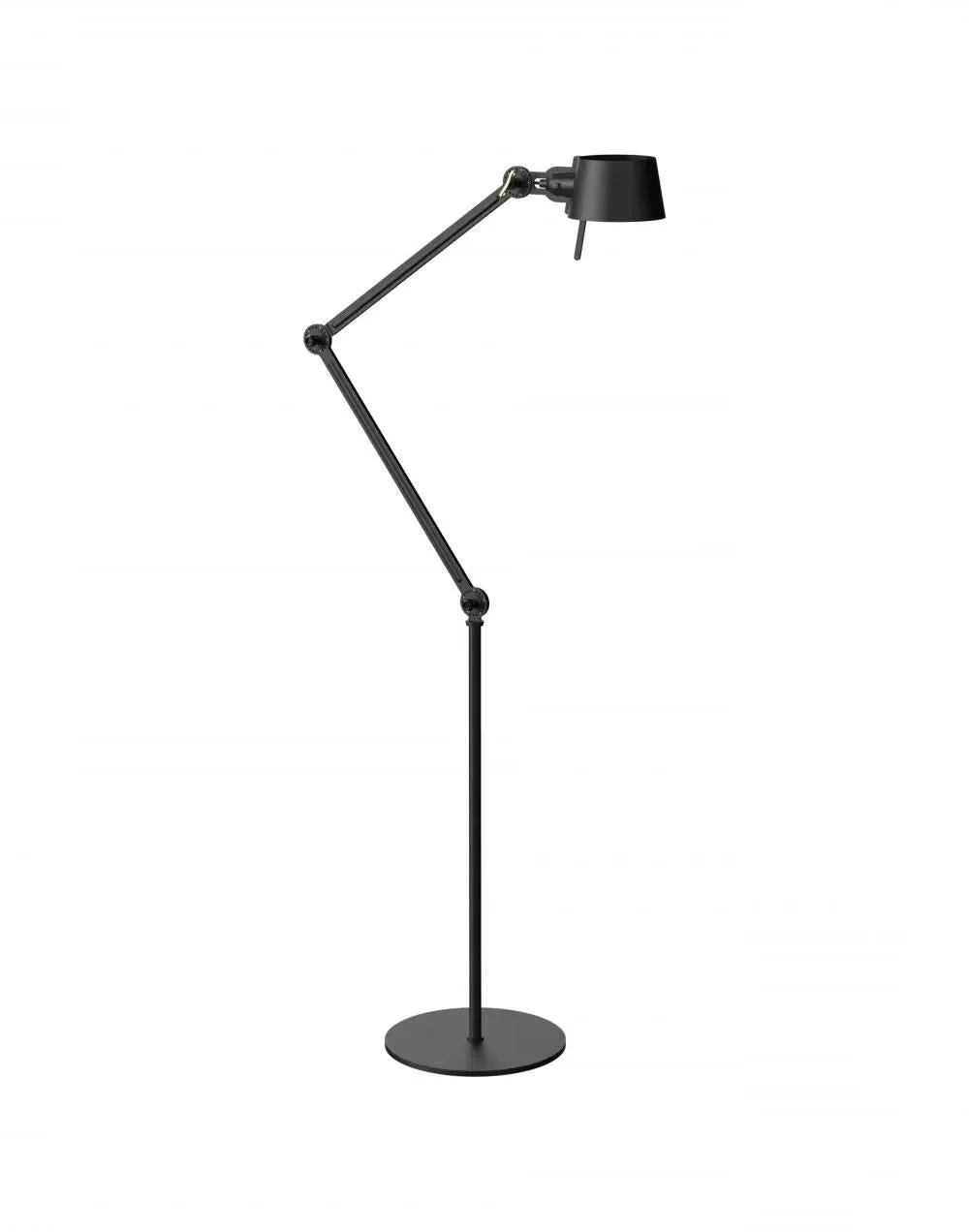 Bolt Double Arm Floor Lamp - Smokey Black