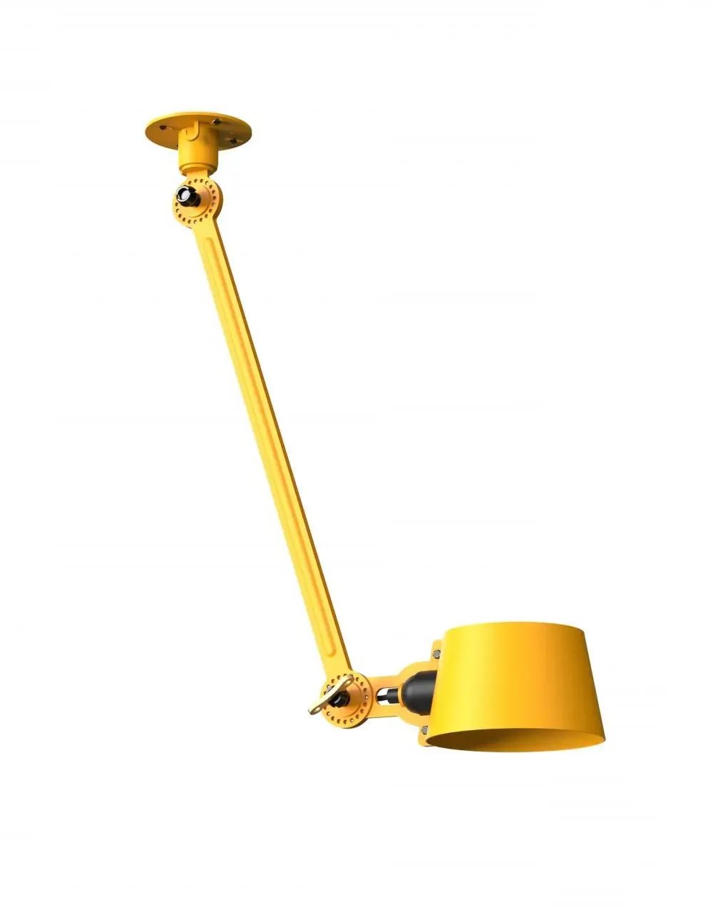 Bolt Single Arm Ceiling Lamp Side Fit - Flux Green