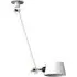 Bolt Single Arm Ceiling Lamp Side Fit - Pure White
