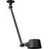 Bolt Single Arm Ceiling Lamp Side Fit - Smokey Black