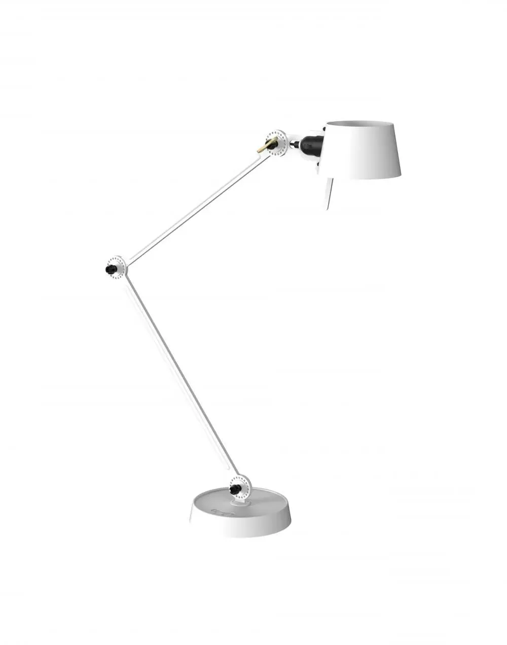 Double Arm Desk Lamp - Flux Green, Metal