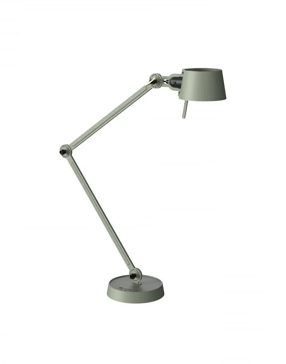 Double Arm Desk Lamp - Flux Green, Metal
