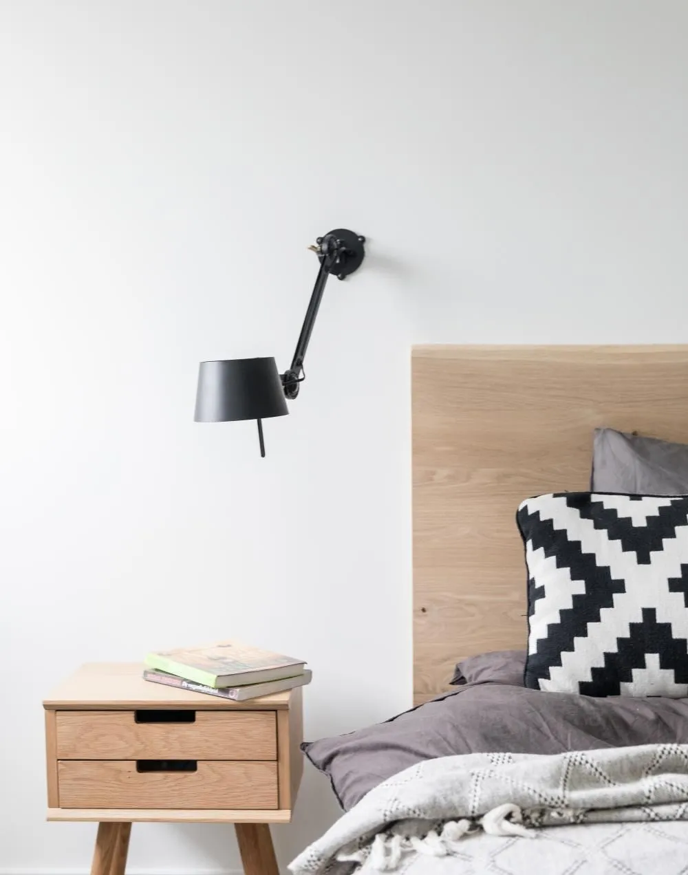 Side Fit Bed Lamp with Handle - Flux Green