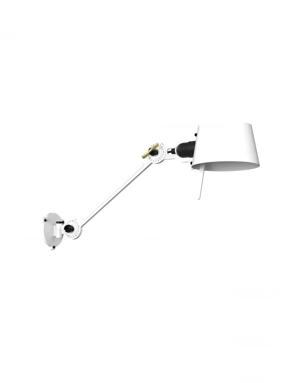 Side Fit Bed Lamp with Handle - Pure White