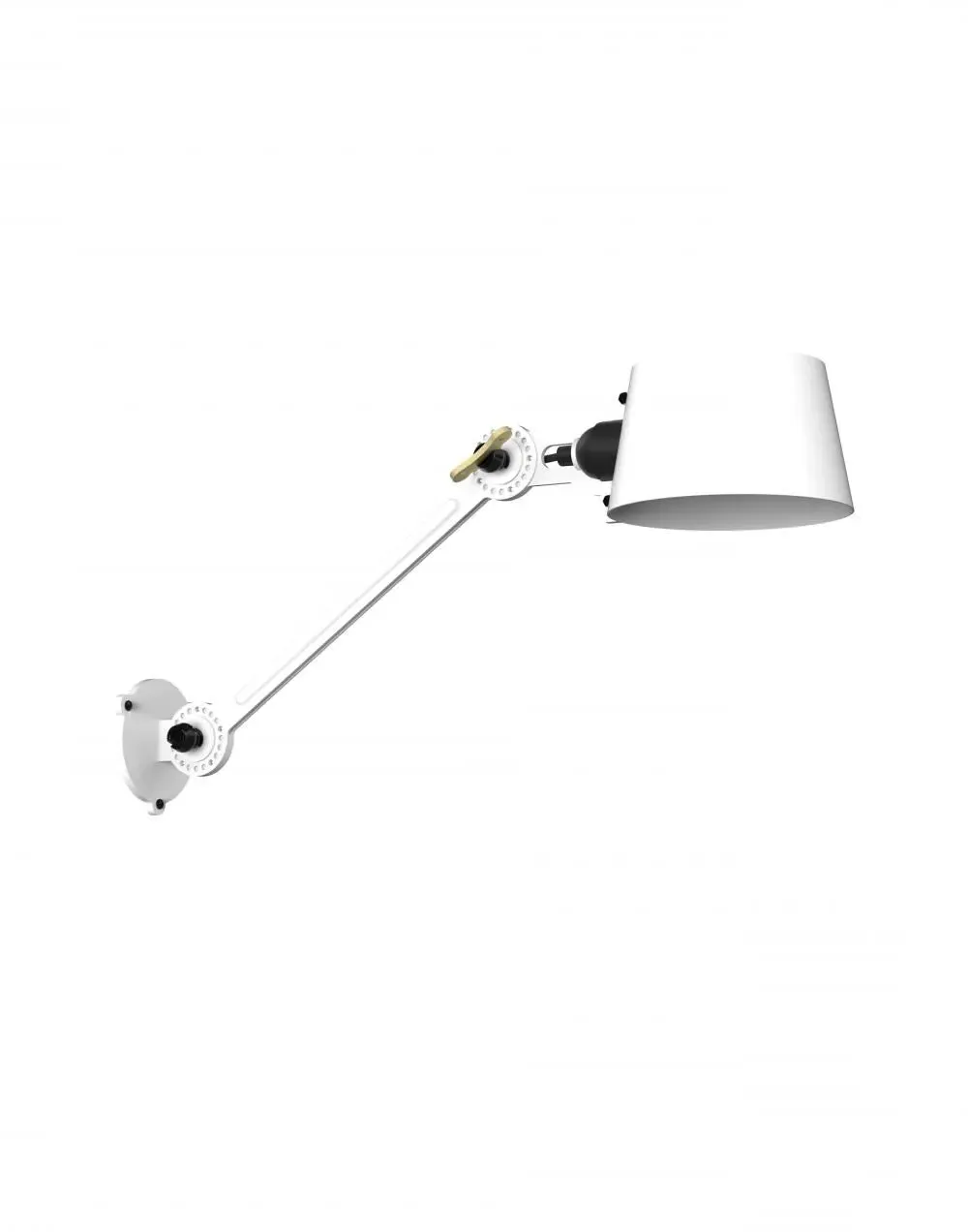 Side Fit Wall Lamp - White, Metal