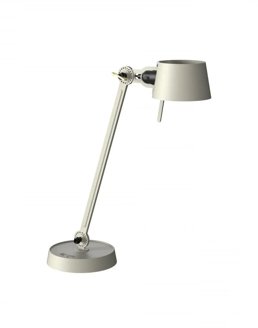 Single Arm Desk Lamp - Flux Green, Brass
