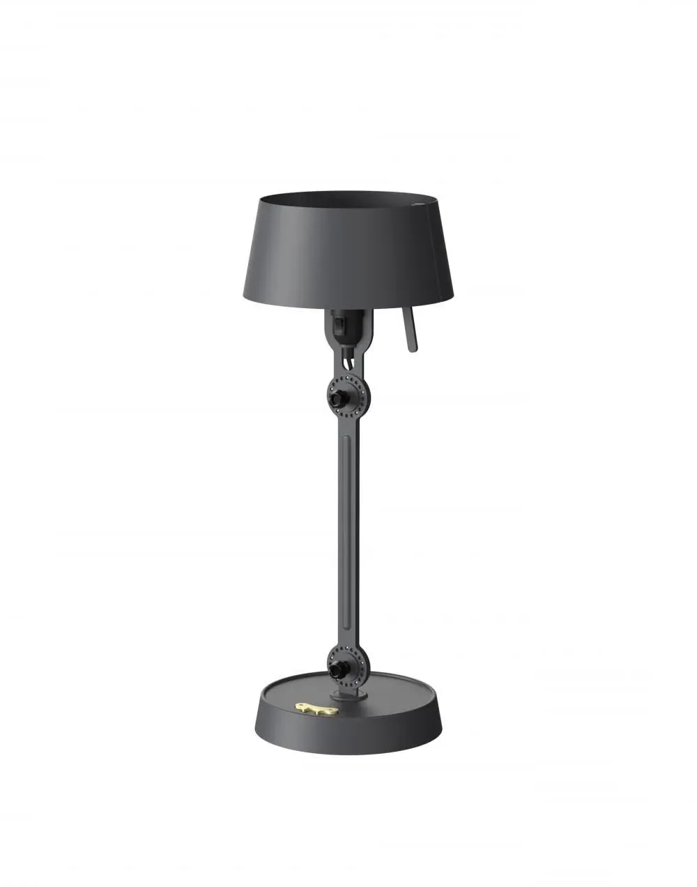 Small Table Lamp with Wingnut - Grey, Brass