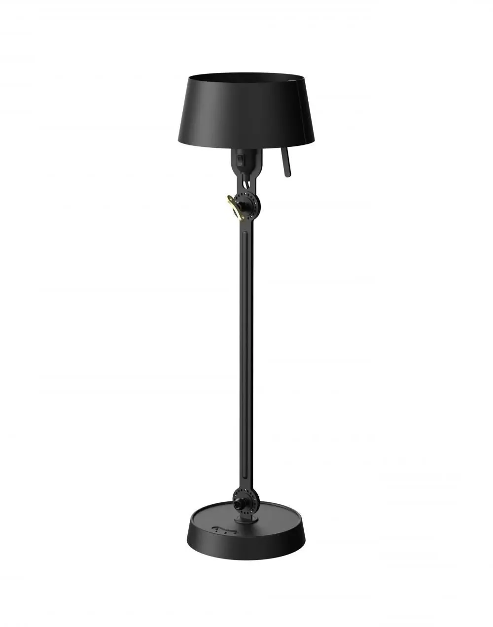 Standard Table Lamp with Wingnut - Green, Brass