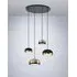 Cluster Chandelier with 4 Lights - Brass, Metal