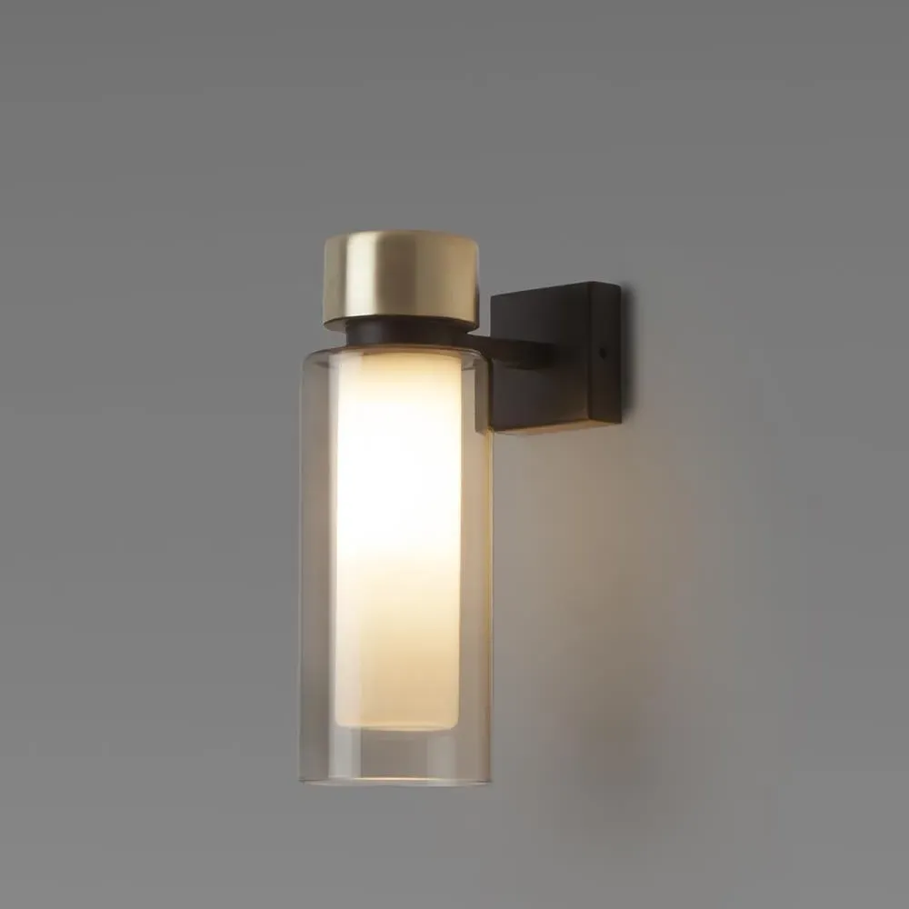 Double Wall Light with Cylindrical Diffuser