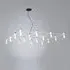 Large Chandelier Geometric - White, Steel