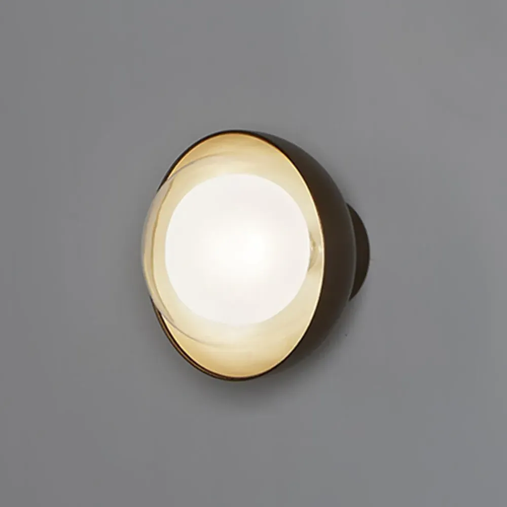 Large Wall Ceiling Lamp - Sand Black, Metal