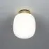 Legier Small Ceiling Lamp - Sand Black, Glass