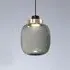 Legier Small Pendant Light - Sand Black, Smoked Glass