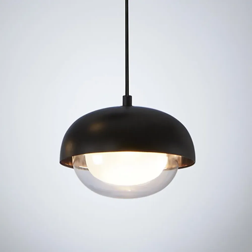 Medium Pendant Light - Sand Black, Metal