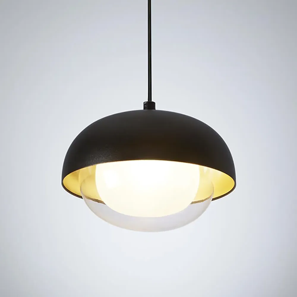 Medium Pendant Light - Sand Black, Metal image