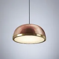 Molly Large Suspension Pendant Light - Brushed Brass, Copper