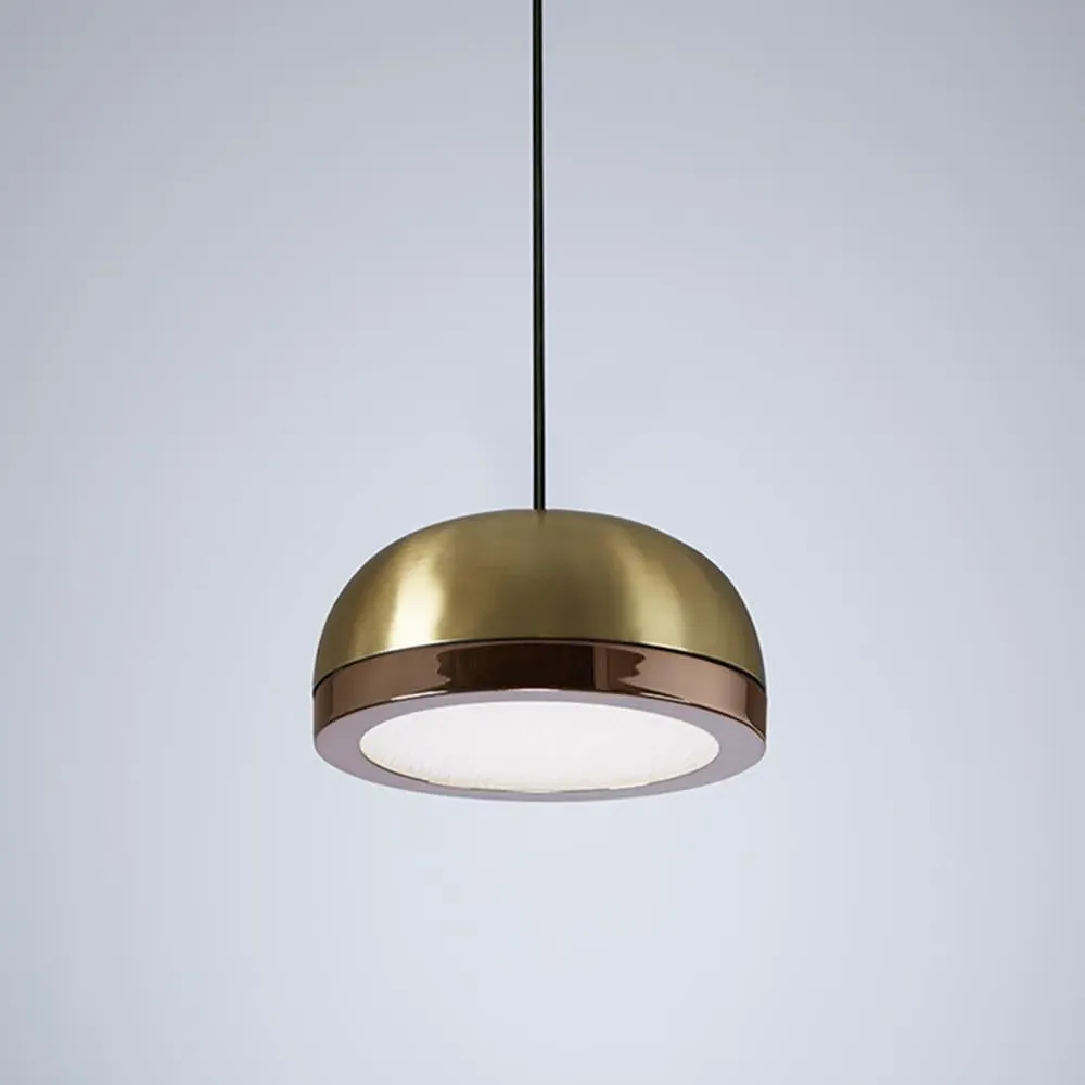 Molly Medium Suspension Pendant Light - Brushed Brass, Copper