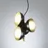 Small Chandelier 4-Light - Black, Metal