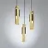 Small Cluster Chandelier - Brass, Plexiglass