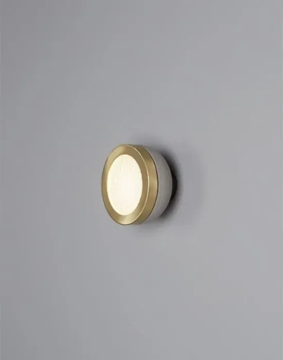 Small Wall Ceiling Lamp - Brushed Brass, Metal image