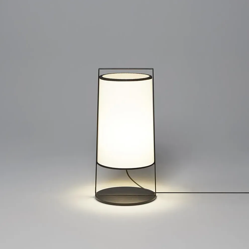 Table Lamp - White, Fabric