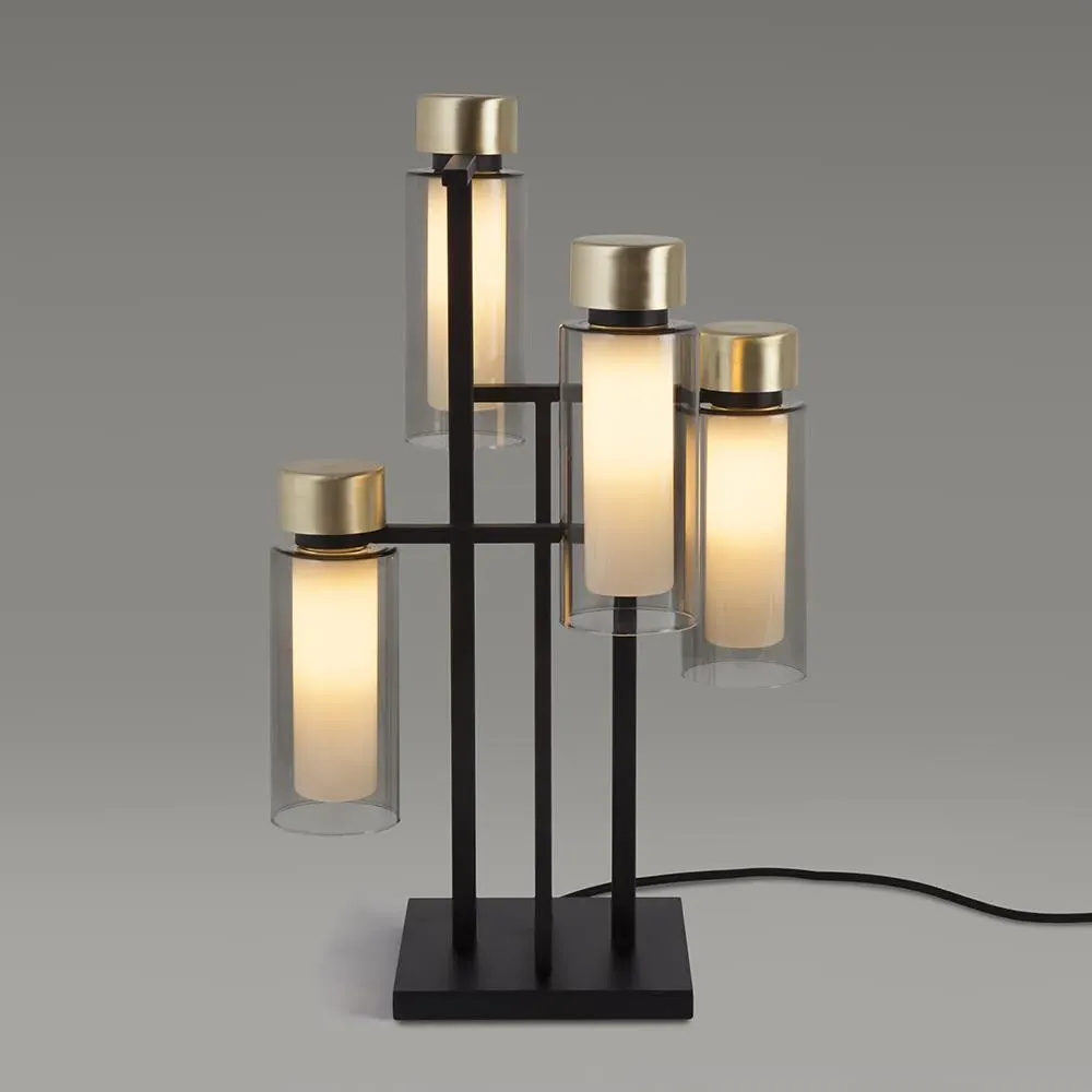 Table Lamp with 4 Shades - With Dimmer