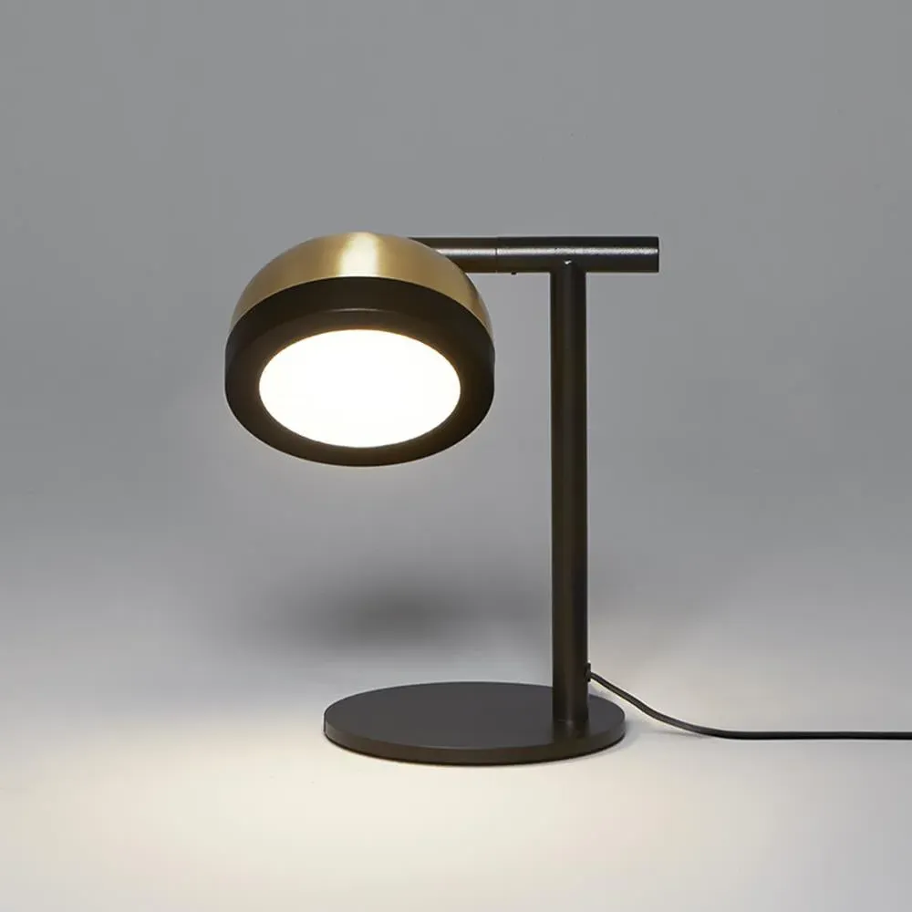 Table Lamp with Dome Shade - Pewter, Metal