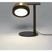 Table Lamp with Dome Shade - Sand Black, Metal